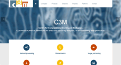 Desktop Screenshot of c3m.si